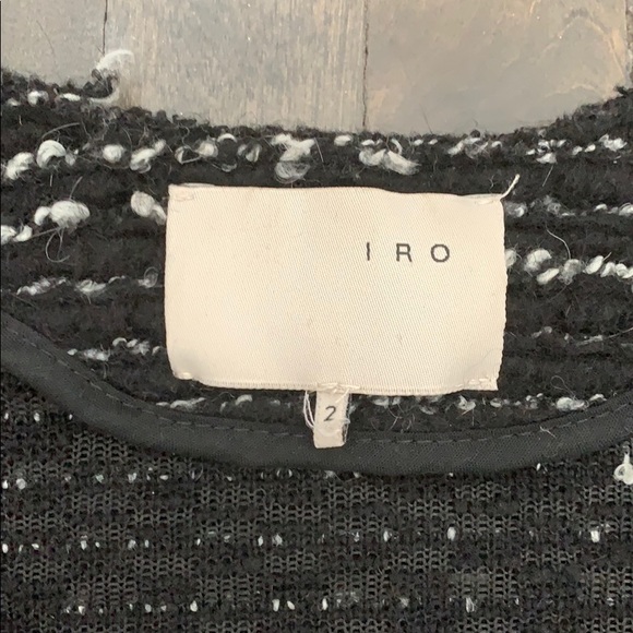 IRO tweed black and white jacket - Picture 5 of 8